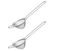 Giwnhvx 2X Colino Piccolo In Acciaio Inossidabile, Colino A Maglia Fine, Mini Colino da Cocktail per Cocktail, Tè, Caffè e Bevande