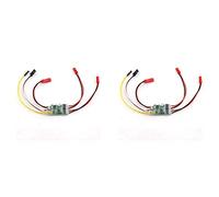 Giwnhvx 2X Controller di Velocità Spazzolato Bidirezionale 5A ESC Bidirezionale ESC 2S-3S Lipo per Ricambi Serbatoio Barca Auto Modello RC