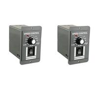 Giwnhvx 2X DC 12-60V Regolatore di Velocità Motore 20A Regolatore PWM Regolatore Regolatore Regolatore di Velocità Del Motore Elettrico Avanti/Reverse