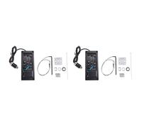 Giwnhvx 2X EQ-505 Pickup per per Chitarra 3 Bande Equalizzatore Equalizzatore Sinistro per Chitarra Acustica Preamp System Piezo