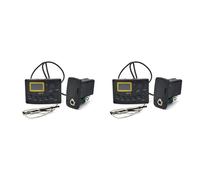 Giwnhvx 2X Equalizzatore EQ Un 4 Bande -3 Preamplificatore EQ per Chitarra Acustica con Sintonizzatore Digitale Pickup per Chitarra