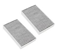 Giwnhvx 2X Filtro Aria Cabina per Modello S Filtro Aria Hepa con Carbonio Attivo per 2012-2015 Model S 1035125-00-A