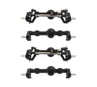 Giwnhvx 2X Full Metal anteriore e posteriore Portale Asse per MN D90 MN-90 MN96 MN98 MN99S MN45 1/12 RC Auto Aggiornamento Parti Accessori, A