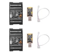 Giwnhvx 2X FX1N-14MT PLC scheda di controllo industriale+caso+ USB-TTL Modulo PLC Ingresso/uscita analogici con guida