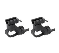 Giwnhvx 2X H07P Bicicletta Del Faro Titolare Regolabile Anteriore LED Lampada Fibbia Montaggio Rapido Staffa di Sgancio Accessori Bici