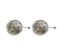 Giwnhvx 2X Hollow Meccanico Automatico Scheletro Movimento di Ricambio per TY2809 Watch Repair Tool Parts