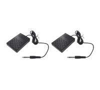 Giwnhvx 2X Interfaccia da 3,5 mm Compatto Pedale Singolo Universale per Tastiera Elettronica per Pianoforte Parte di Batteria Pieghevole Elettronica