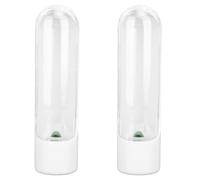 Giwnhvx 2X Keeper, Contenitori per Coriandolo per Frigorifero, Salva per Frigorifero, Contenitore per Aromatiche Nel Vetro