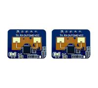 Giwnhvx 2X LD2410C 24G Radar Sensore di Presenza Umana FMCW Radar Millimeter Wave Motion Detection Module DC5V