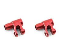 Giwnhvx 2X Lega di Alluminio Sterzo Servo Horn Servo Braccio per 1/5 Xmaxx 6S 8S RC Aggiornamento Parts, Rosso