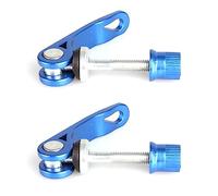 Giwnhvx 2X Leva Veloce Morsetto Strumento Lega Bullone Sella Strada Mountain Bike Blu