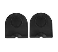 Giwnhvx 2X Manual Caffè Espresso Latte Art Pen Tamper Holder Pad in Silicone Tappetino Accessori da Cucina Nero