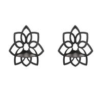 Giwnhvx 2X Mensole Angolari Lotus, Mensole Angolari da Parete con Fiori In Legno Mensole Sospese Mensole Angolari da Parete In Mensole Angolari da Parete Boho