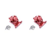 Giwnhvx 2X Metallo Anteriore Posteriore Alloggiamento per 1/18 LaTrax Teton Desert Prerunner RC Auto Aggiornamento Parti,1
