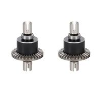 Giwnhvx 2X Metallo Differenziale per 144001 144002 144010 124016 124017 124018 124019 RC Auto Aggiornamento Parti Accessori