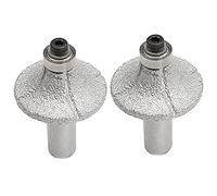 Giwnhvx 2X Mezzo Ruota di Poco Router Diamante 1/2 Pollice per Marmo Profilatore a Mano