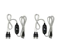 Giwnhvx 2X MIDI a USB Cavo Convertitore Connettore PC a Sintetizzatore Tastiera Musica Adattatore per Home Music Studio