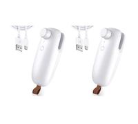 Giwnhvx 2X Mini Sigillante per Fogli, Mini Sigillante per Fogli Ricaricabile Tramite USB, Sigillatrice, Saldatrice per Sacchetti, Saldatore per Sacchetti