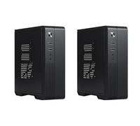 Giwnhvx 2X MX02 Mini Cassa Del Computer ITX Telaio Host HTPC Caso di Controllo Industriale USB2.0 ITX per Le Imprese di Ufficio