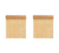 Giwnhvx 2X Nastro In Rattan Naturale 16 Pollici Rotoli di Nastro In Rattan Naturale Lunghi 40 Pollici (3,3 Piedi) per Mobili, Sedie, Armadietti, Soffitti