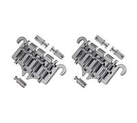 Giwnhvx 2X Nel Lega di con Cordiera Un 3 Punti E 4 Corde per Basso con Parti di Ricambio per per Basso Style,