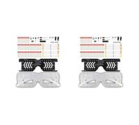 Giwnhvx 2X Occhiali Luminosi Kit di Pratica Saldatura Attivati Suono Kit Elettronica Fai Da Te per Progetto Di Apprendimento B