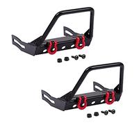 Giwnhvx 2X Paraurti Anteriore per Auto in Metallo RC Rock Crawler per 1/10 RC Crawler Axial SCX10 per TRX4 D90 CC01 B