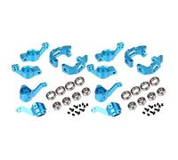 Giwnhvx 2X per 1/10 94123 94111 Parti di Aggiornamento HSP102010 102011 102012 02013 02014 02015 Lega di Alluminio Cuscinetto a Sfera Sterzo Set di, Blu