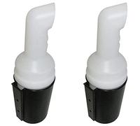 Giwnhvx 2X per Golf Cart Bottiglia di sabbia per Club Car Divot Filler Sand Bottle Kit con Sonaglio Proof Holder A