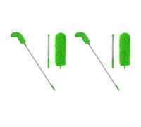 Giwnhvx 2X per La Pulizia Della Grondaia Attrezzo per Tetti con Telescopica Estensibile 8.2Ft Strumento per La Pulizia Della Protezione Easy Remove Leave, Verde