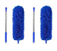 Giwnhvx 2X per la Pulizia Della Grondaia Attrezzo per Tetti con Telescopica Estensibile 8.2Ft Strumento per la Pulizia Della Protezione Easy Remove Leave, Blu