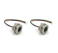 Giwnhvx 2X R503 Circolare Rotondo Anello Indicatore LED Controllo DC3.3V MX1.0-6Pin Capacitivo Modulo di Impronte Digitali Sensore Scanner-19 mm