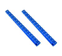 Giwnhvx 2X Regola Regolabile Regolazione Altezza di Guida Auto RC 3-10 mm e Strumenti di Carrozzatura Cerchi, Parte Auto RC Blu