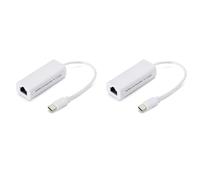 Giwnhvx 2X Scheda di Rete USB Tipo-C a Rj45 100M Senza Driver Convertitore di Scheda di Rete Adattatore Cavo di Rete Adattatore Ethernet A