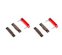 Giwnhvx 2X Set Pastiglie Freno nel Lega CNC per 1/5 KM Baja 5B RC Auto Gas Parts 85201-Orange