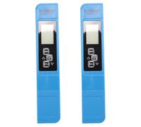 Giwnhvx 2X TDS EC Meter Tester di Temperatura Funzione Penna Conducibilità Strumento di Qualità Dell'acqua TDS Tester EC 0-9990 Ppm 15%