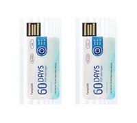 Giwnhvx 2X TempU05 Registratore di dati di temperatura 60 giorni eliminabile PDF USB dell'analizzatore di temperatura