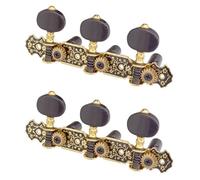 Giwnhvx 2X Testa Macchina Chitarra Classica Chitarra Catena di Regolamento Pioli Chiave o Accordatori Chiave Parte Parti Accessori