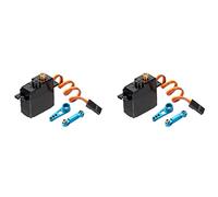 Giwnhvx 2X Tre Wire Metal Gear Servo con Servo Braccio Servo Rod per 144001 124019 124018 A959-B A959 RC Auto Parti di Aggiornamento