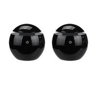 Giwnhvx 2X Umidificatore D'Aria Portatile Diffusore di USB Un Ultrasuoni Luce Notturna Un LED Diffusore di Essenziali Elettrici Aromaterapia Nero