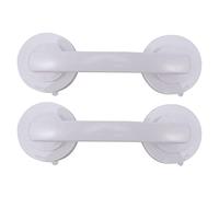 Giwnhvx 2X Ventosa Ventosa Corrimano Bagno Super Grip Sicurezza Grab Bar Maniglia per Porta di Vetro Bagno Anziano