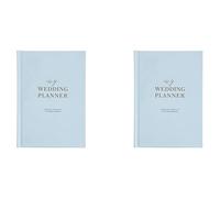 Giwnhvx 2X Wedding Planner Book and Organizer The Complete Bridal Planning Journal for Engaged Couples A5 Hardcover Notebook