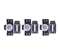 Giwnhvx 3 accessori hardware, 2 pulegge scorrevoli per armadio, porta scorrevole in legno, piccole ruote sospese, ruote silenziose