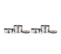 Giwnhvx 3 capsule riutilizzabili ricaricabili in acciaio inox per caffè concentrato, filtro per macchina da caffè