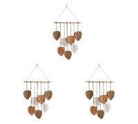 Giwnhvx 3 fogli macramé da appendere alla parete Boho Room Home Decor tessuto estetico arazzo da parete Home Room matrimonio decorazione