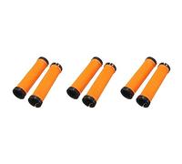 Giwnhvx 3 paia di manopole per manubrio bici BMX arancione