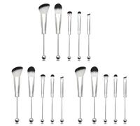 Giwnhvx 3 pennelli da trucco in perline di silicone per trucco fai da te pennelli cosmetici kit di pennelli in perline per fai da te