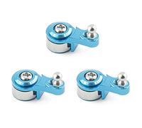 Giwnhvx 3 Pezzi 25T Metallo Regolabile Ammortizzazione Servo Braccio Servo per 1/10 RC Ciniglia Auto TRX4-4 TRX6 Pezzi di Livellamento, 4