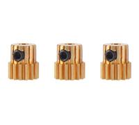 Giwnhvx 3 Pezzi 3.175mm Albero Pignone in Motore Ingranaggio 32DP 48DP 64DP M0.6 per 1/10 1/8 RC Auto 3650 3660 Accessori di Ricambio 14t