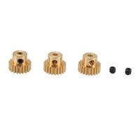 Giwnhvx 3 Pezzi 3.175mm Albero Pignone in Motore Ingranaggio 32DP 48DP 64DP M0.6 per 1/10 1/8 RC Auto 3650 3660 Parti Accessori 21t
